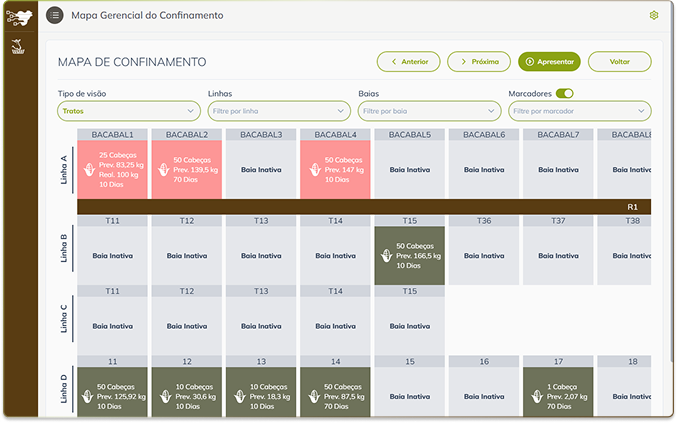 iRancho Confinamento Mapa Gerencial